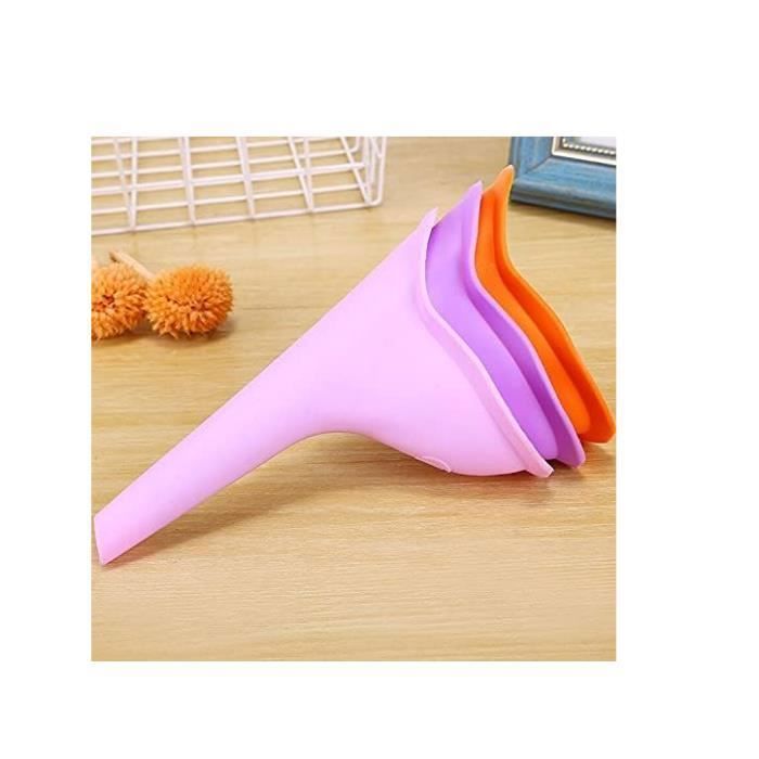 Urinoir Femme Silicone Réutilisable - Entonnoir Avec Tube D'Extension, Poche De Transport