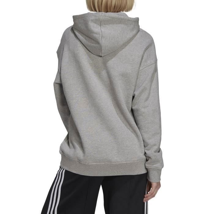 Sweat à capuche Gris Femme Adidas Trf Gris Cdiscount Prêt-à-Porter