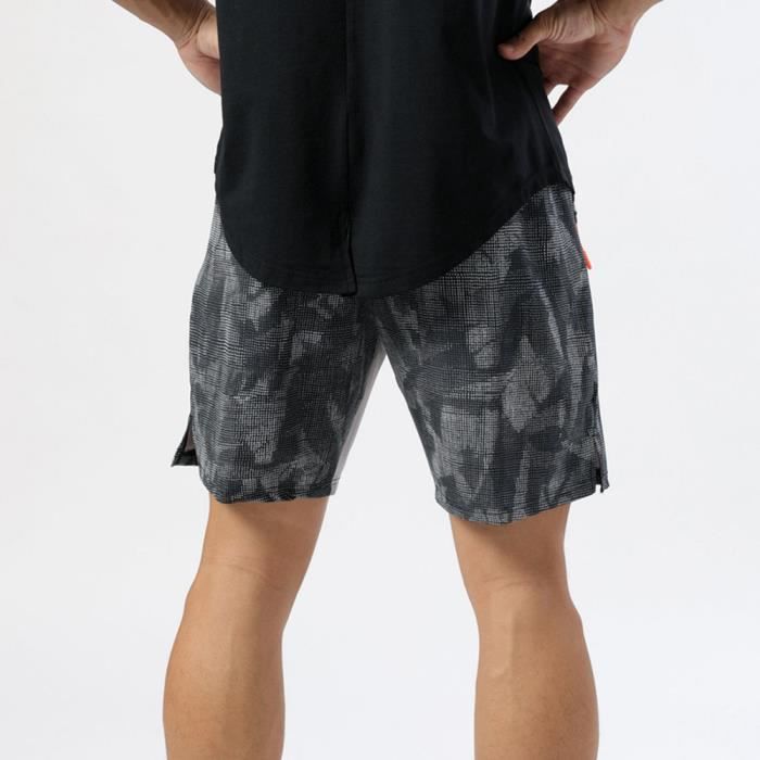 Short Homme, Short Sport Homme Coton avec Poches Zippées et cordon de  serrage, Short Running Homme Été, Bermuda Homme, Gris Foncé Gris -  Cdiscount Prêt-à-Porter