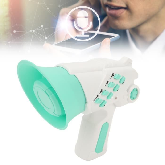 SYQOIU Mégaphone Mini mégaphone amplificateur Vocal Portable Portable 10W, Haut-Parleur Bullhorn
