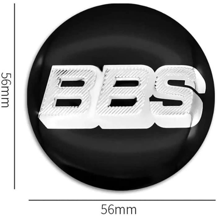 4 pièces Auto Cache Moyeux pour BBS 68mm Cache Moyeu Aluminium+ABS Cache de  Roue Centrale Accessoires de Voiture,5