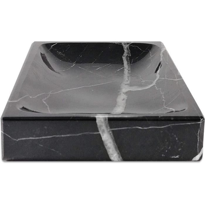 Porte-savon En Marbre Beige Naturel - 15x10x4 Cm, Poli, Pour Salle De Bain, Neuf