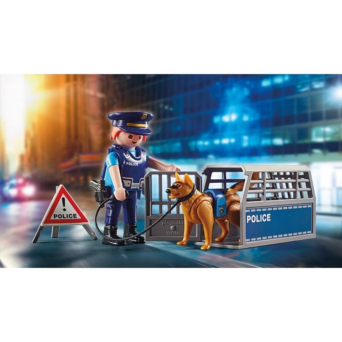 PLAYMOBIL 6878 Barrage de police, City Action, Contient un barrage de ...