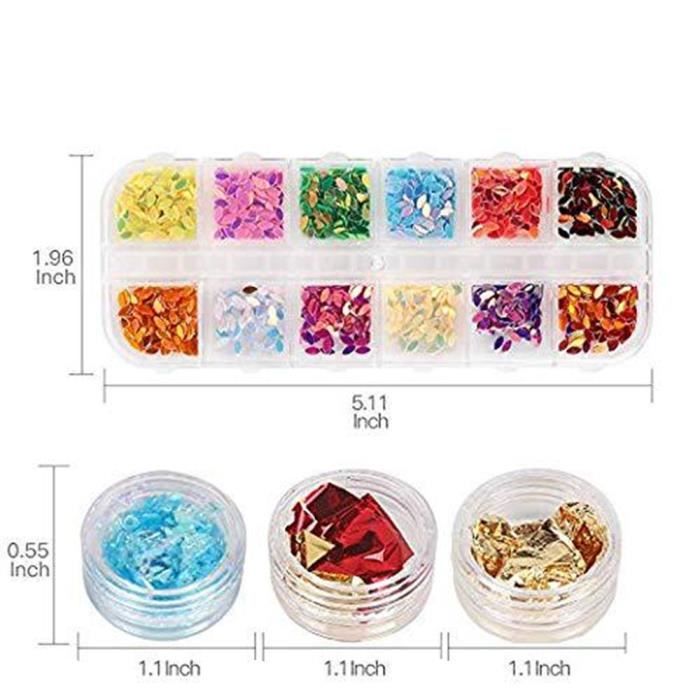 Strass Violet Lot De 5500 Strass à Fond Plat Pour Nail Art - Blanc Transparent - Bijoux Pour Ongles En Acrylique - Strass Blancs à Dos Plat Colle Strass Ongle