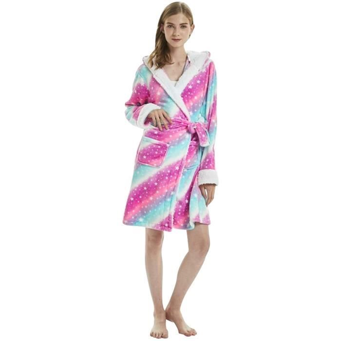 Peignoir licorne adulte sale