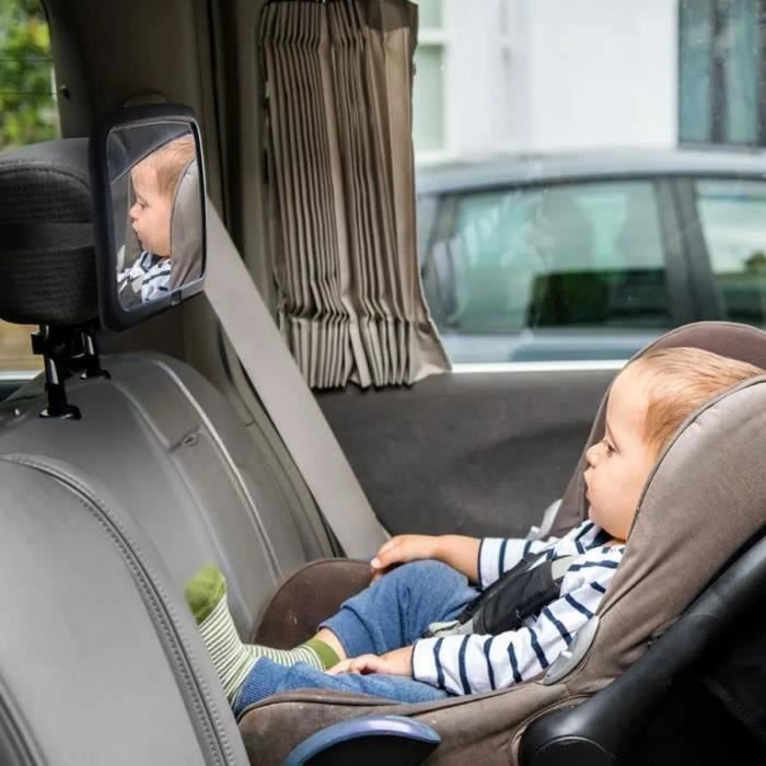 Mothinessto Miroir de voiture pour bébé Rétroviseur intérieur de voiture  réglable pour bébé, moniteur pour enfants, auto securite - Cdiscount  Puériculture & Eveil bébé