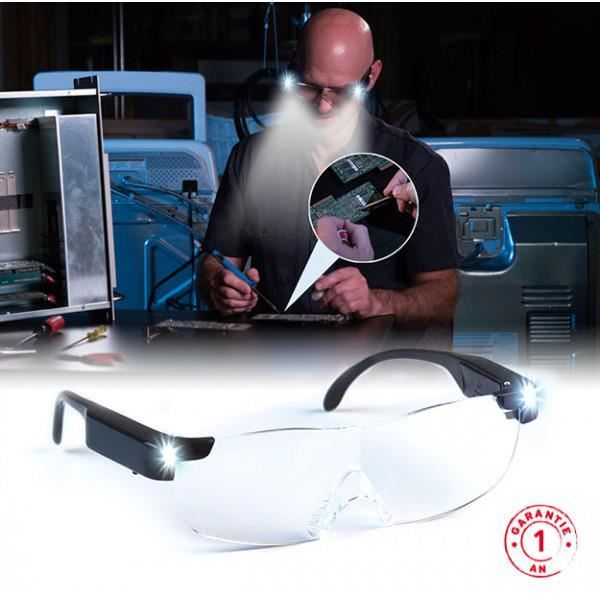 Vizmaxx Magnbrite Glasses Lunettes de vue avec LED integrees Achat Vente lunettes de lecture Cdiscount