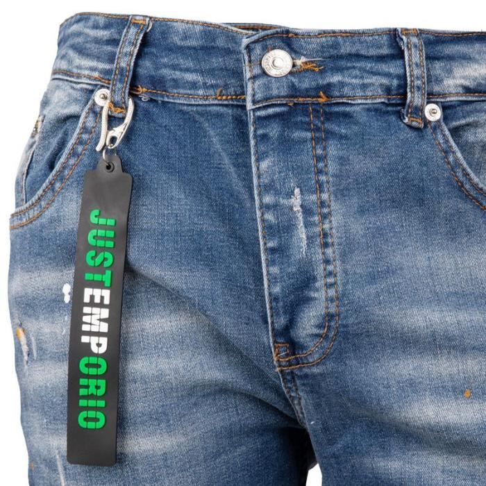 Jean JUST EMPORIO Homme Regular Bleu