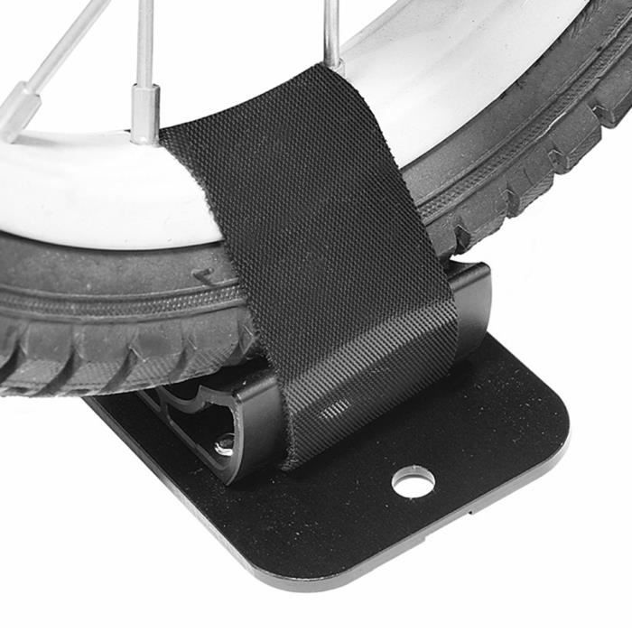 Support Roue Arrière Vélo Voiture – Fixation Stable Antidérapante – Porte Vélo Arrière Portable Pour Transport Auto Sans Dommage