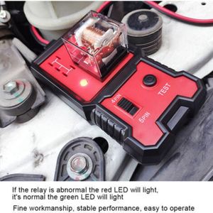 Analyseur De Relais Automobile RT01 – écran LCD, Compatible 12/24 V, 4/5 Broches, Compact Et Portable