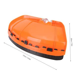 Protection Plastique Pour Débroussailleuse Wifehelper - Compatible Avec Coupe-herbe Incurvé - Dimensions ~220x260 Mm