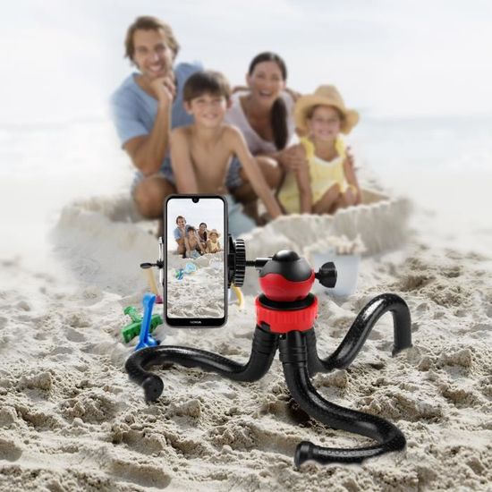 Support octopus téléphone , gopro flexible rotatif 360° mode perche et  trépied OCTOPUS - Conforama