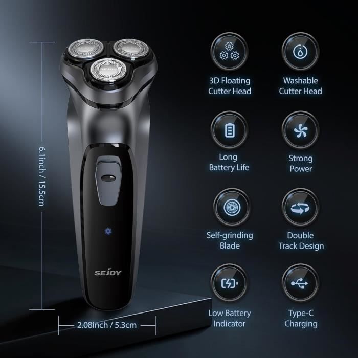 Electric Razor For Men,Electric Shavers For Men,Face Shaver, Cordless