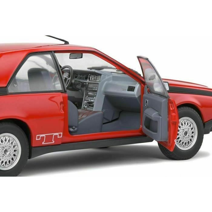 RENAULT FUEGO TURBO RED 1980 SOLIDO S1806401 1:18 METAL
