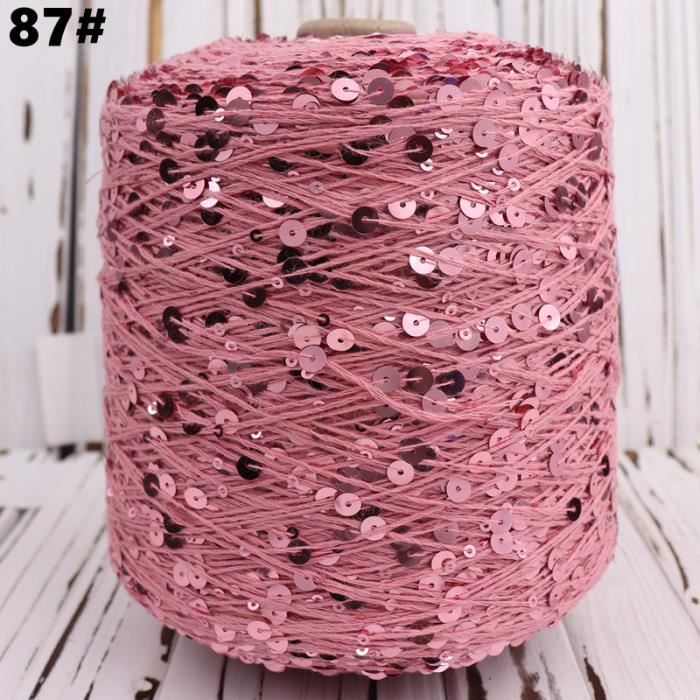 XWNXQ 2 pelotes de 25 g de Fil Mohair coloré, Fil à Tricoter pailleté
