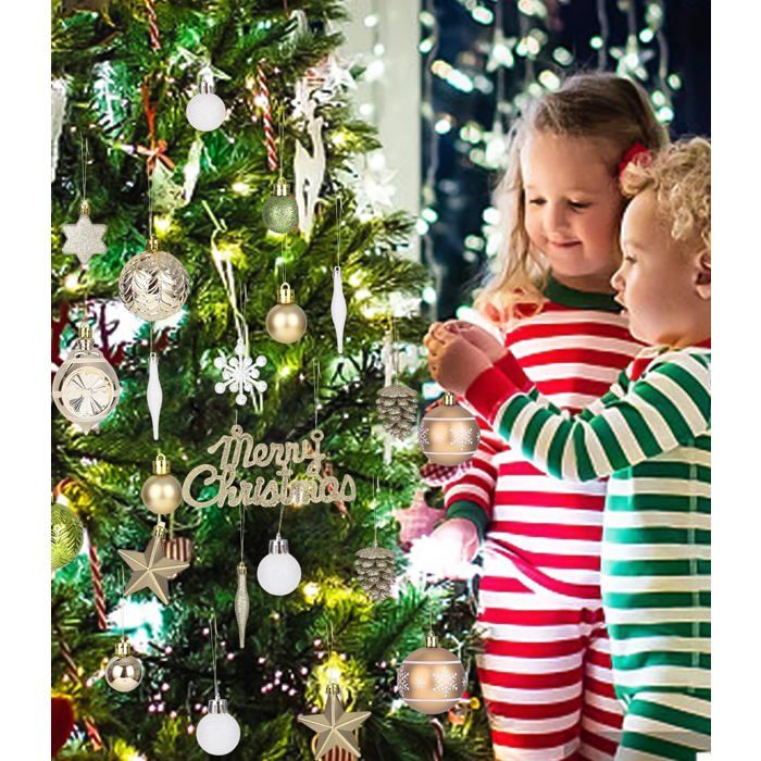 Lot De 12 Boules De Noël En Velours Rouge Floqué - Décorations Sapin Suspendues - Pour Fêtes Et Mariages