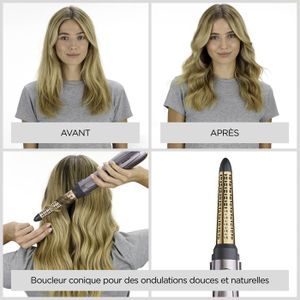 Sèche-cheveux BaByliss Type 866 - 1000 Watts - Avec 2 Brosses Rondes - Occasion Fonctionnelle