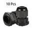 100 x imperméable 16mm IP68 compression câble farce glande avec écrous 5-10mm