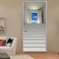 Navigatee Autocollants De Porte 3D Chemin Stickers Porte Poster Couloir 3D Papier Peint Porte pour Salon Chambre D/écoration De La Maison Stickers Muraux Imperm/éable 38,5 X 200 Cm 45 X 200 Cm