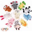 ZOSIGN 7 Pièces Marionnettes à Doigts Animaux Peluche - Jouet Éducatif Bébé & Enfant, Singes Mignons Multicolores, Conte & Imagination