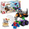 LEGO® 10782 Marvel Spidey et Ses Amis Extraordinaires Le Combat Des Camions, Hulk contre le Rhino, Jouet Enfants +4 Ans-0