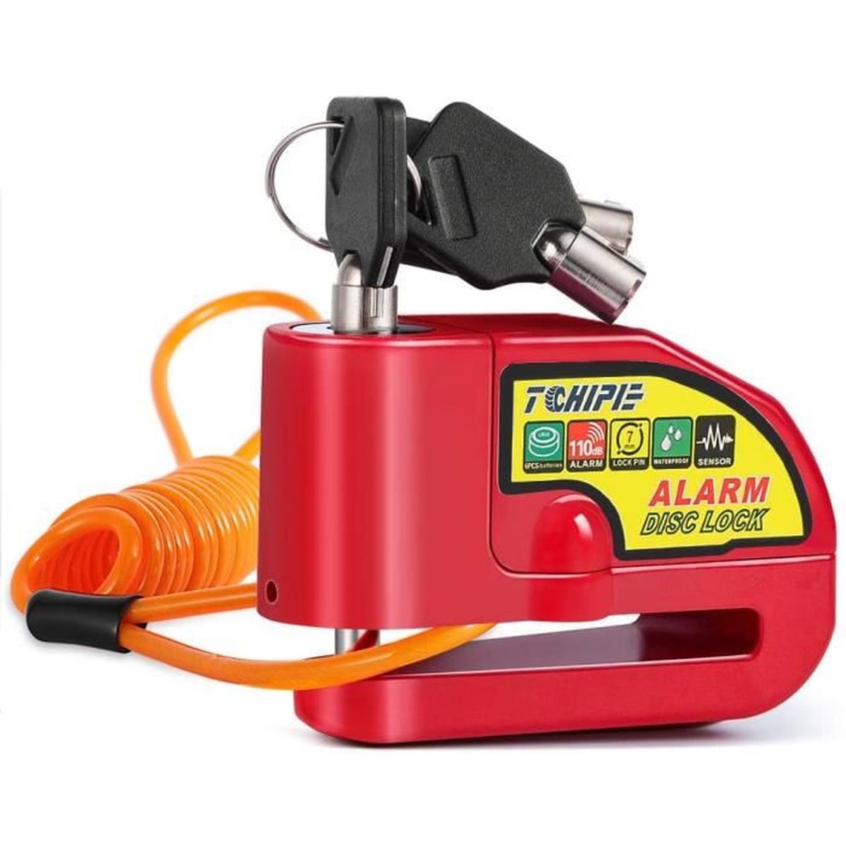 Blocca Disco Shad Nero Con Allarme E Perno Da 10mm Per Moto E - Foto 7