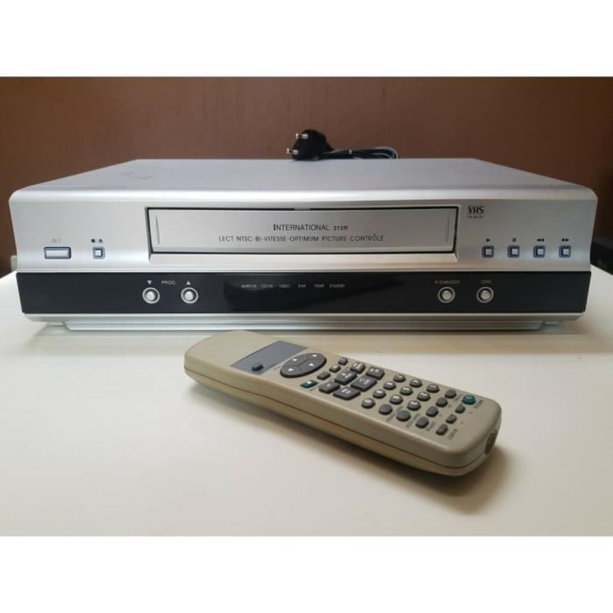 INTERNATIONAL 212R LECTEUR ENREGISTREUR K7 CASSETTE VIDEO