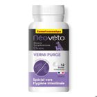 NEOVETO Néovéto comprimés vermifuges naturels VERMIPURGE Format ECO pour chiens - actifs agréés par les services vétérinaires français
