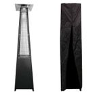 HAPPY GARDEN Parasol chauffant gaz STOCKHOLM 13kW acier noir + housse de protection