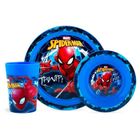LULABI SPIDERMAN - Ensemble repas (assiette, bol, verre)