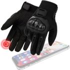 BRAND Gant Moto Homologué Homme/Femme-Gants Moto Écran Tactile pour Téléphone Equipement de Protection Scooter/Velo/Trotinette Été & Hiver