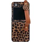 NOVAGO Coque de Protection - Samsung - Galaxy Z Flip 5 5G - Rigide - Marron - Anti Chute