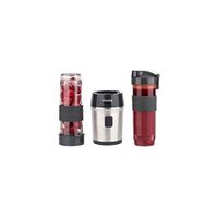 H.Koenig Mini Blender Smoothie Transportable Compact 570mL Sans BPA, 300W, 2 Bouteilles Portables, 4 Lames en Inox