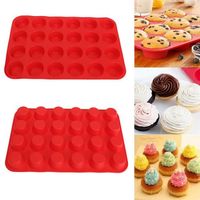 24 Rayons Silicone Gâteau Moule Cookies Muffin Bonbon Biscuit Cuisine Outil