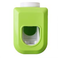 la couleur verte Distributeur mural automatique de dentifrice,rangement pour salle de bain, accessoire pour p