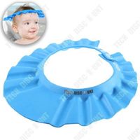 TD® Bonnet de bain EVA shampooing pour bébé taille réglable protection des yeux protection des oreilles bonnet de douche pour bébé