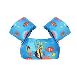 BOUÉE - BRASSARD Poisson bleu - Brassard de natation en mousse pour enfants, gilet de sauvetage, brassards à manches