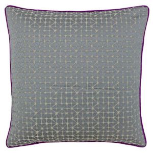 Housse De Coussin Rouge Et Gris Cdiscount
