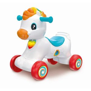 Cheval à bascule pour bébé enfants Cheval à bascule d'équitation Cadeau  pour enfant - Marron - Cdiscount Jeux - Jouets