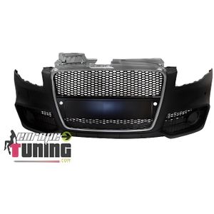 Grille De Pare-Chocs Avant Droite Noire – Compatible Audi A4 B8 Phase 2 (2011-2015), Avec Emplacement Antibrouillard, OEM 8K0807682K01C