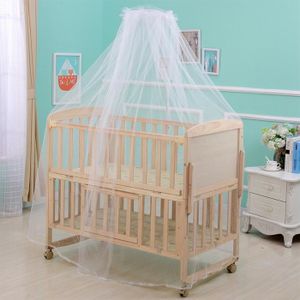 MOUSTIQUAIRE LIT BÉBÉ Moustiquaire de lit respirante pour bébé - HURRISE - Blanc - Anti-moustique - Décoration chambre bébé