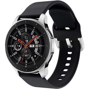 BRACELET MONTRE CONNEC. Bracelet silicone Galaxy Watch 46mm / Gear S3 Fron