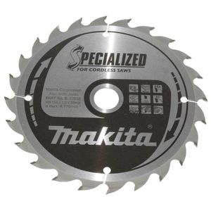 165mm Lame De Scie Circulaire TCT 60 Dents - Disque Coupe Bois Avec Anneau De Réduction - Pour Coupe Précise Du Bois