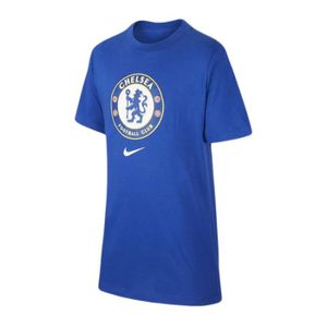 MAILLOT DE FOOTBALL - T-SHIRT DE FOOTBALL - POLO DE FOOTBALL Chelsea T-shirt Bleu Junior Nike Crest