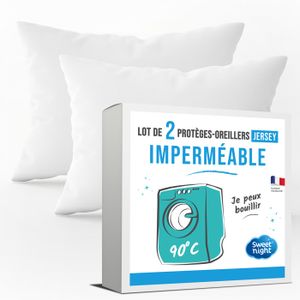 Lot Protège Oreillers Mira Imperméables 60x60cm - Tencel OEKO-TEX Absorbant