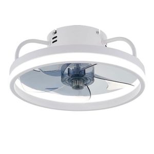Sunshine Smile - Ventilateur De Plafond Avec Lumière LED Intégrée Et Télécommande - Silencieux, 3 Modes De Vent Et éclairage Réglable