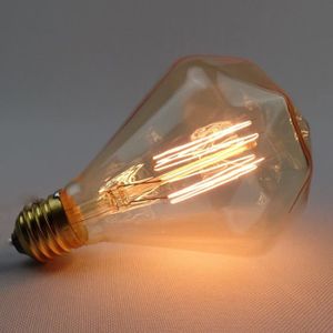 AMPOULE - LED YOLISTAR 220V-240V Edison Ampoule - Ampoule LED Vintage Lampe Décorative E27 - Diamant