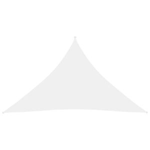 VOILE D'OMBRAGE Voile de parasol Tissu Oxford triangulaire 3x3x4,24 m Blanc 