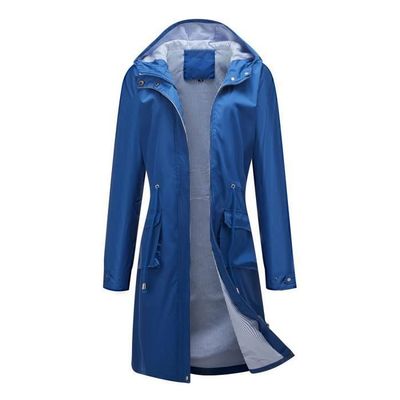 Veste De Pluie Femme Imperméable & Respirante - Capuche Réglable - Légère Et Pliable - Idéale Randonnée & Vélo