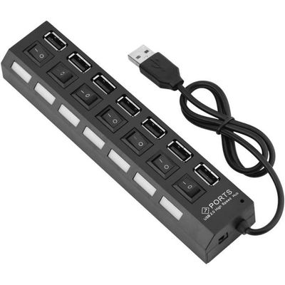 Nagoyuki Hub Splitter RGB LED 10 Ports 5V 3Pin Avec Rallonge 50cm - Pour Bandes LED Et Ventilateurs